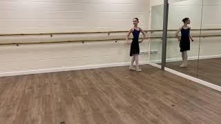 En Pointe Lyrical dance with contemporary and Acro elements