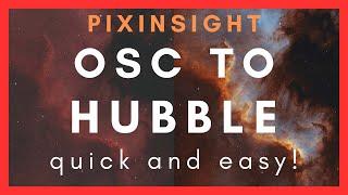 OSC to Hubble - PixInsight Processing Workflow/Tutorial