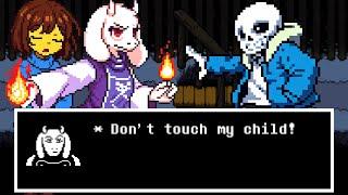 Undertale, but Toriel Protects Frisk at ALL COST