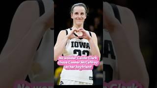 no wonder Caitlin Clark chose Connor Mccaffrey as her boyfriend #wnba #caitlinclark #usa #boyfriend