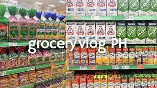 Grocery Vlog PH| filipino snacks, monthly essentials, living in PH, food restock, foods only