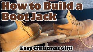 How to Build a Boot Jack (Easy DIY Gift)