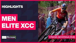 Crans-Montana - Men Elite XCC Highlights | 2024 WHOOP UCI Mountain Bike World Cup