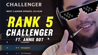 Imaqtpie - RANK 5 TO RANK 1 CHALLENGER! (ANNIE BOT&SHIPHTUR&ALTEC CAMEO AS BACKGROUND CHARACTERS)