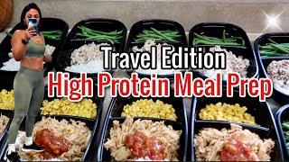 EASY FAST TRAVEL HIGH PROTEIN  MEAL PREP | IN WITH JEN