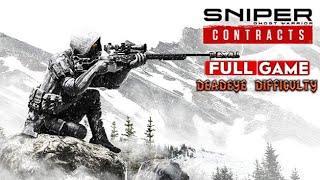SNIPER CONTRACTS - DEADEYE DIFFICULTY - Gameplay Walkthrough FULL GAME [1080p HD] - No Commentary