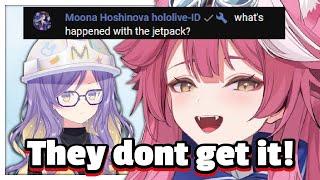 When Moona asked Raora what happen to Chattini and the JETPACK?!