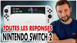 Nintendo Switch 2 : TOUTES LES REPONSES  ANNONCE, DATE, PRIX & PRECO