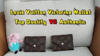 Louis Vuitton Victorine Wallet Comparison Top Quality VS Authentic By Steven