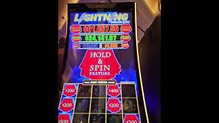 $100 BET HUGE JACKPOT HANDPAY WIN LIGHTNING DOLLAR LINK HOLD N SPIN - HARD ROCK TAMPA - $2 Denom