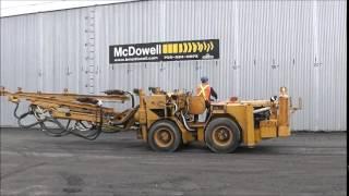 McDowell Equipment - Jarvic Clark MJM 20B Underground 2 Boom Air Jumbo Drill