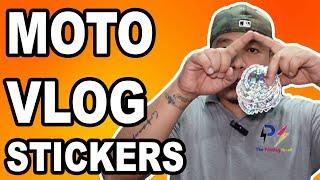 MOTOVLOG STICKER | The Printing Shock | Marlon Ubaldo