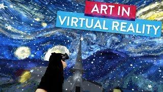 Step Inside Van Gogh's "Starry Night" with Virtual Reality! | Art Attack Master Works