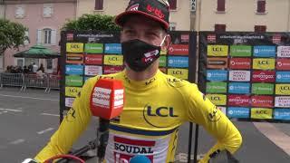 Brent Van Moer - Interview at the finish - Stage 1 Critérium du Dauphiné 2021