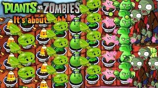 Plants Vs Zombies It's About.. Uhh.. | Adventure Roof Walkthrough | Download