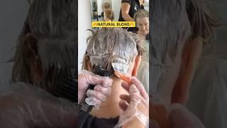 NATURAL BLONDE COLOR! Full Tutorial Linked Below! 