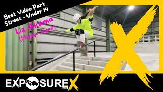 Liz Akama 2nd Place Exposure X Santa Cruz Best Video Part Street 14 & Under