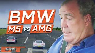 Drag Racing a Mercedes AMG & a BMW M5 - Who Will Win? | The Grand Tour