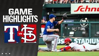 Rangers vs. Cardinals Game Highlights (7/30/24) | MLB Highlights