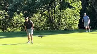 Jacob Beckman’s putt to tie in a playoff with Dustin Schwab at the 2024 Ray Fischer