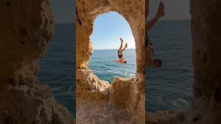 Cliff Jumping, Carvoeiro - Carvalho - Boneca’s Cave - Algarve, Portugal