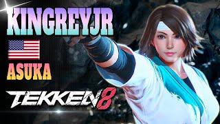 KINGREYJR (Asuka)  Pro Player - Top Player - USA Player - Tekken 8 - GoD - Ranked Match