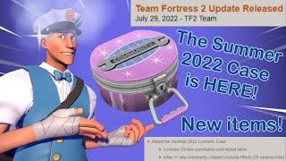 NEW Summer 2022 Cosmetic Case Review/Unboxing! (This case is INSANE!) | Team Fortress 2 Update