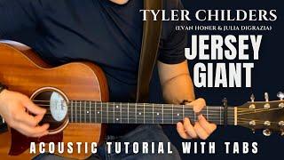 Jersey Giant Tyler Childers Guitar Lesson with Tabs | Evan Honer & Julia DiGrazia Version