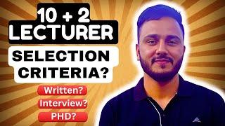 10 + 2 Lecturer Selection Procedure EXAM DETAILS