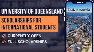 University of Queensland Scholarships for International Students | Study in Australia