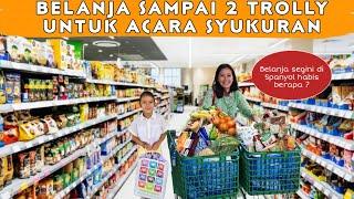 BELANJA PERSIAPAN SYUKURAN. TUMBEN BELANJA BANYAK