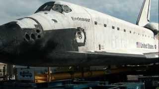 Space Shuttle Endeavour on Crenshaw bl. in L.A.