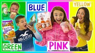 Last to STOP Eating Their Color of food WINS $10,000 | We Are The Davises