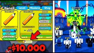 FINALLY!!MAX LEVEL ON PENCIL EVENT!! TOILET TOWER DEFENSE