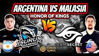 I CAST MY FIRST HONOR OF KINGS TOURNAMENT! ARGENTINA FACES MALAYSIA! | HONOR OF KINGS