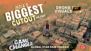 India's Biggest #ramcharan Cutout || Game Changer || Global Star Ram Charan || Shankar || @NmediaENT