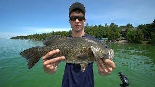 Summer Fishing Northern Michigan (Dropshot + Tube)