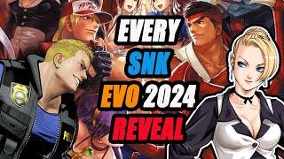 All The SNK Reveals From EVO 2024