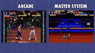 Arcade Vs Master System - Pit-Fighter