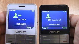 Incoming call & Outgoing call at the Same Time  2 Explay BM55