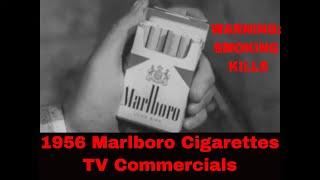 1956 MARLBORO CIGARETTES TV COMMERCIALS   "FILTER, FLAVOR, FLIP-TOP BOX" XD60294