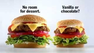 Hardees Litte Thickburger Commercial No Room for Dessert
