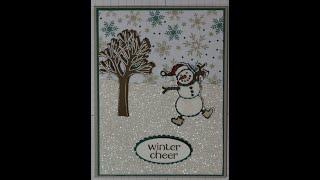 Snowman Winter Cheer Card