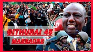 GITHURAI 45 MASSACRE!! DOZENS of GUNSHOTS as FURIOUS Ruto RAIDS Gen Z HOUSES Over Parliament STORM!!