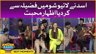 Asad Ray Proposed Fazeela In Live Show | Best Moments | Khush Raho Pakistan Season 9|Faysal Quraishi