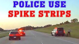 Criminals vs Spike Strips. Epic Police Pursuits.