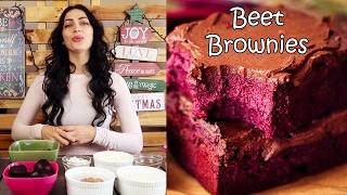 Vegan Beet Brownies - Healthy Dessert Recipe