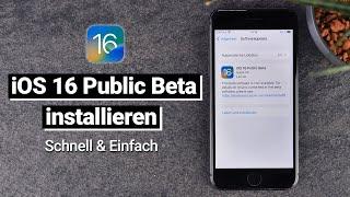 iOS 16 Public Beta installieren auf iPhone & iPad [Schnell & Einfach] Deutsch