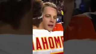 ALL RESPECT between Patrick Mahomes & Joe Burrow #shorts  via: NFL