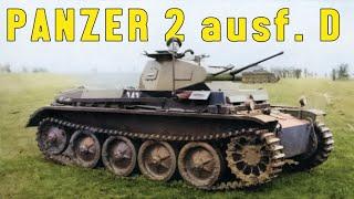 Historia powstania Czołgu Panzer 2 | Wersja D oraz E